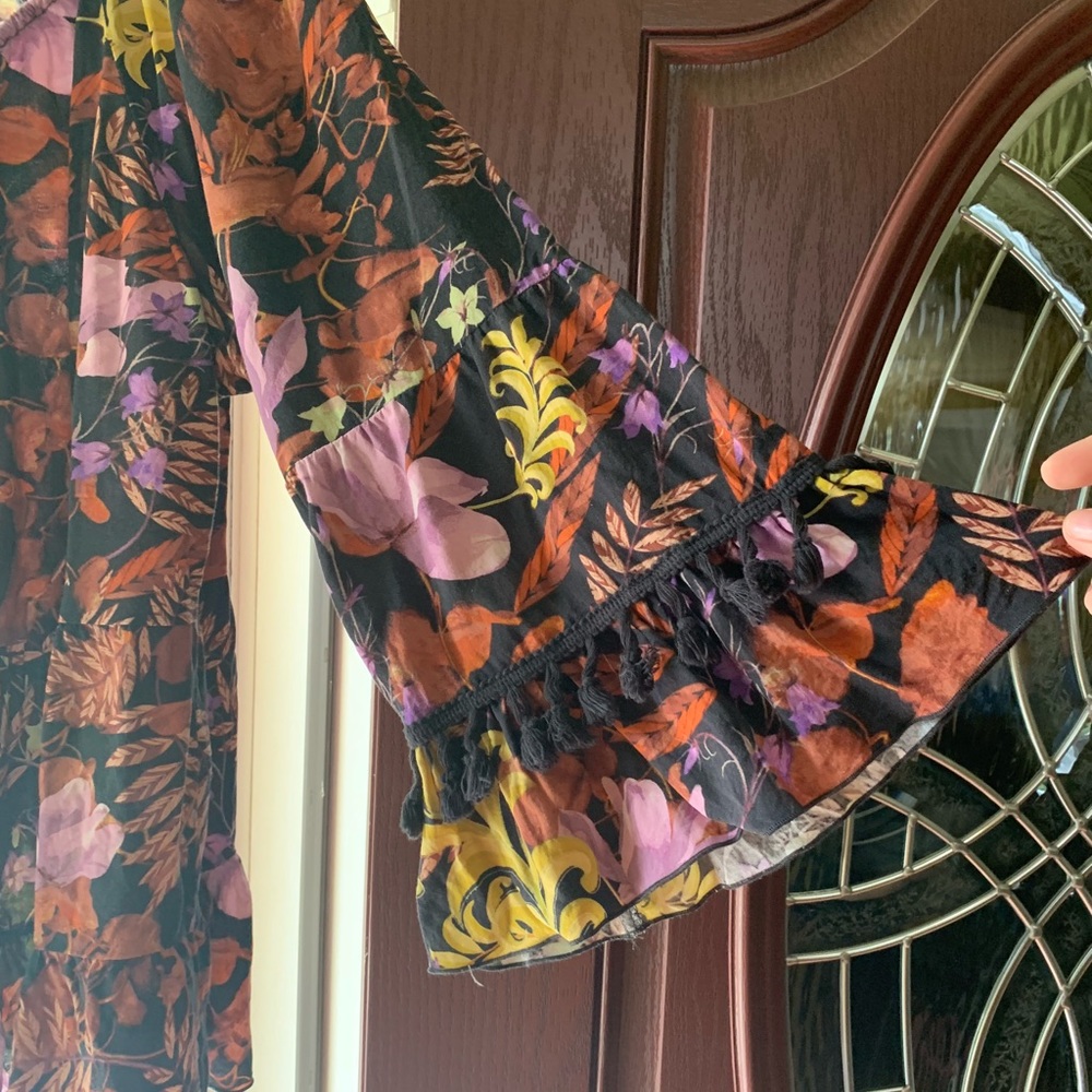 Flared fit blouse